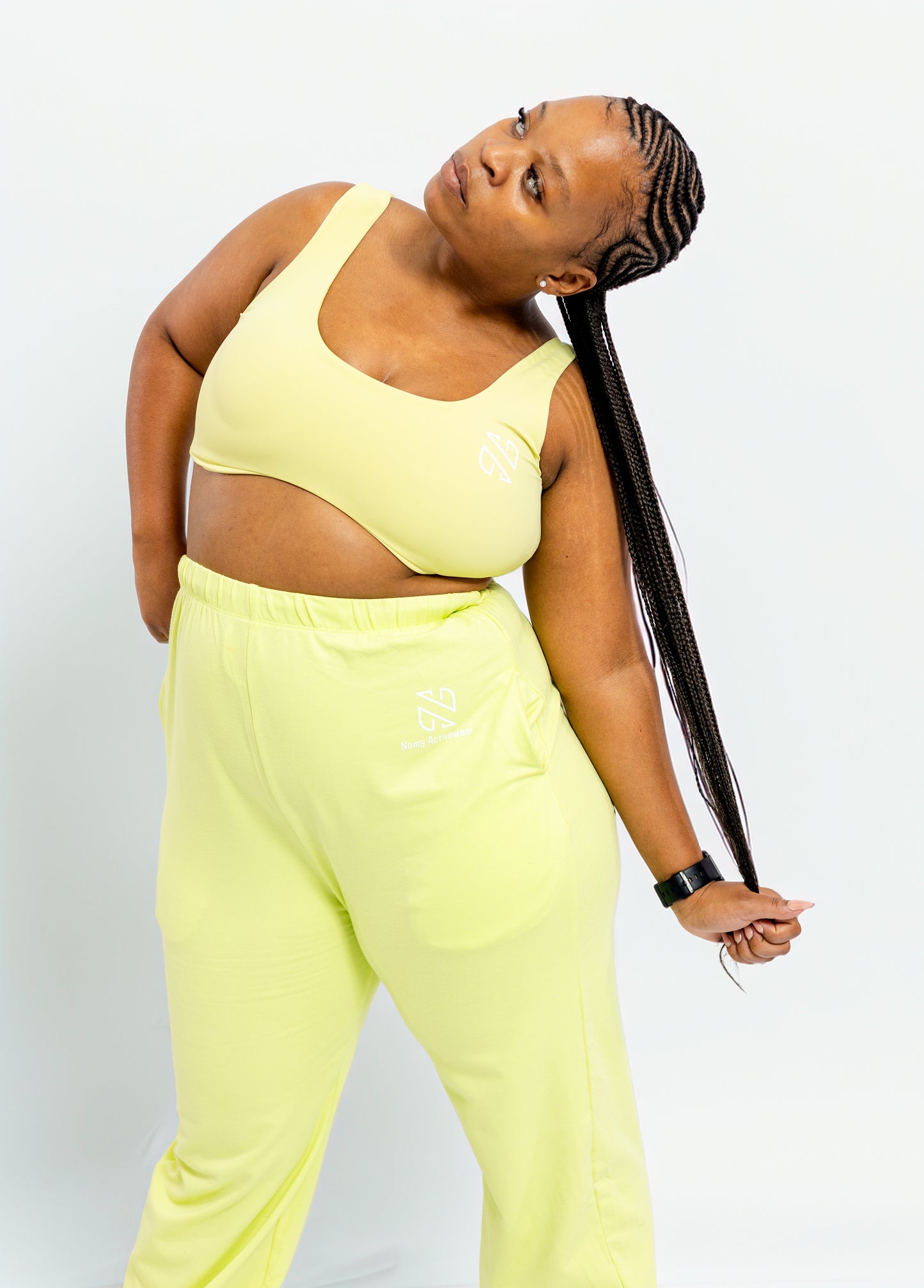 Loose sweatpants and Bra set