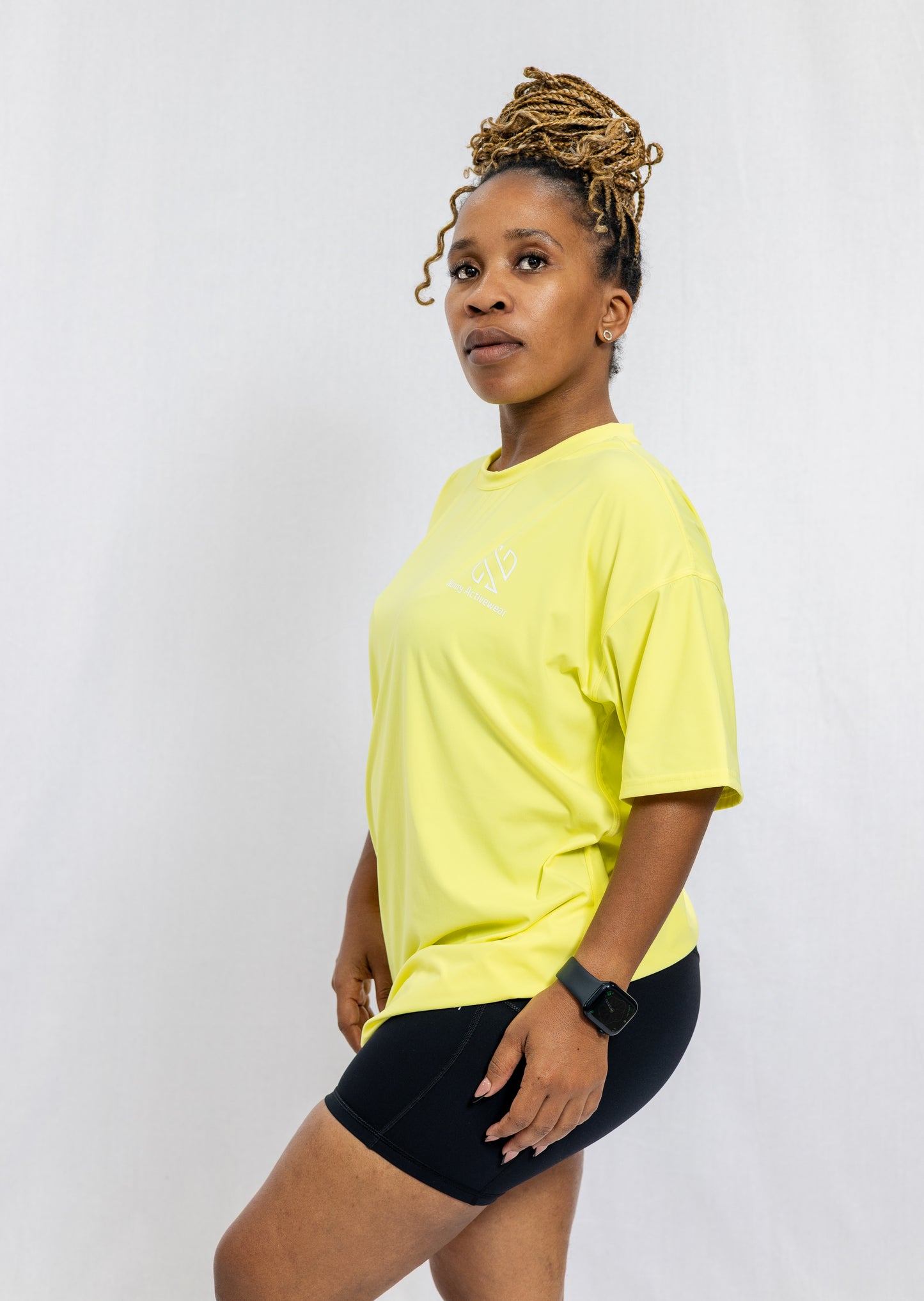 Black shorts and oversized loose Zen Tee (Set)