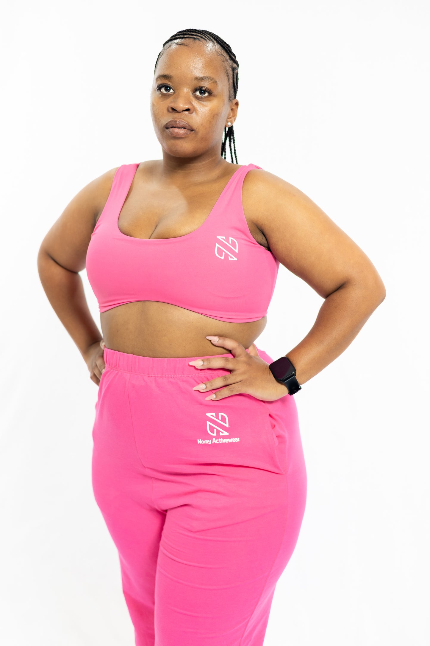 Loose sweatpants and Bra set